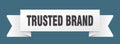 trusted brand ribbon isolated on transparent background. trusted brand ribbon Royalty Free Stock Photo