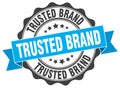 trusted brand seal. stamp