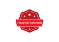Trusted partner stamp,Trusted partner rubber stamp,