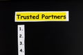 Trusted partners business partnership success partner cooperation