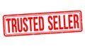 Trusted seller sign or stamp Royalty Free Stock Photo