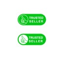 Trusted seller stamp icon vector design Royalty Free Stock Photo