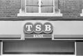 Trustee Savings Bank signage Royalty Free Stock Photo