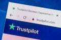 Trustpilot.com Web Site. Selective focus.