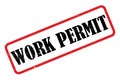 Work permit stamp