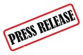 Press release stamp