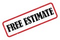 Free estimate stamp