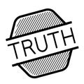 Truth black stamp Royalty Free Stock Photo