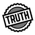 Truth black stamp Royalty Free Stock Photo