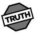 Truth black stamp Royalty Free Stock Photo