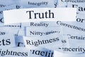 Truth Concept Royalty Free Stock Photo