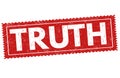Truth grunge rubber stamp Royalty Free Stock Photo
