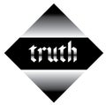 Truth label Royalty Free Stock Photo