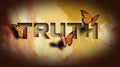 Truth setting butterflies free Royalty Free Stock Photo