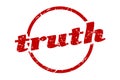 truth sign. truth round vintage stamp.