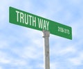 Truth Way Royalty Free Stock Photo