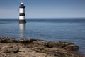 Trwyn Du Lighthouse on the island of Anglesey, Wales