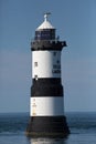 Trwyn Du Lighthouse on the island of Anglesey, Wales