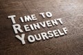 Try Acronym Time to Reinvent Yourself