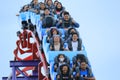 Try in The  Indonesian Roller coster Dunia Fantasi without expression Royalty Free Stock Photo