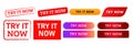 try it now square stamp and rectangle button online sign for advertisement product