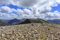 Tryfan and the Glyderau Royalty Free Stock Photo
