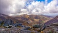 A view from Tryfan Snowdonia North Wales Royalty Free Stock Photo