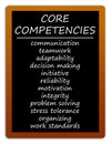 Core competencies blackboard