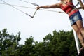 Trying trapeze