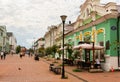 Tryokhsvyatskaya Street in Tver, Russia