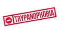 Trypanophobia fear Of Needles rubber stamp