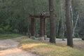 Memorial of Trypillian culture in the park