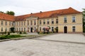 Trzebiatow, Zachodniopomorskie / Poland - August, 17, 2019: Historic castle in a small town in Central Europe. Castle - a place of