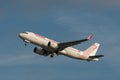 TS-IMB Tunisair Airbus A320-251N jet in Zurich in Switzerland