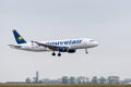 Airbus A320-214 - 1175, operated by Nouvelair landing Royalty Free Stock Photo