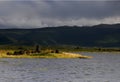 Tsagaan Nuur Lake in the evening, Mongolia