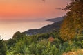 Tsagarada area at Pelion in Greece Royalty Free Stock Photo