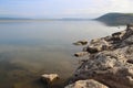 Tsalka reservoir in Tsalka town, Georgia Royalty Free Stock Photo
