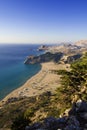 Tsampika beach in Greece - bird's eye view Royalty Free Stock Photo