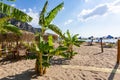 Tsampika beach on Rhodes island, Greece Royalty Free Stock Photo