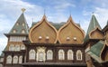 Tsar Aleksey Mikhailovich wooden palace in in Kolomenskoye, Moscow, Russia Royalty Free Stock Photo