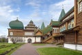 Tsar Aleksey Mikhailovich wooden palace in Kolomenskoye, Moscow, Russia Royalty Free Stock Photo