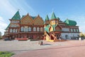 Tsar Alexei Mikhailovich wooden palace in Kolomenskoye Royalty Free Stock Photo