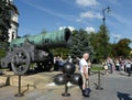 The Tsar cannon in the Moscow Kremlin