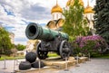 Tsar Cannon or Tsar-Pushka King of Cannons at Moscow Kremlin, Russia