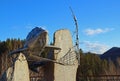 Tsar-Fish sculpture on Yenisei river