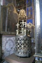 King-lantern in the Christmas Cathedral in Suzdal