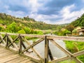 Tsarevets Fortress, ancient fortress on hill top. Capital of the Second Bulgarian Kingdom. Veliko Tarnovo, Bulgaria Royalty Free Stock Photo