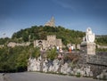 Tsarevets fortress famous landmark view in veliko tarnovo bulgar