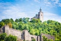 Tsarevets fortress and the Patriarchal church in Veliko Tarnovo, Bulgaria. Royalty Free Stock Photo